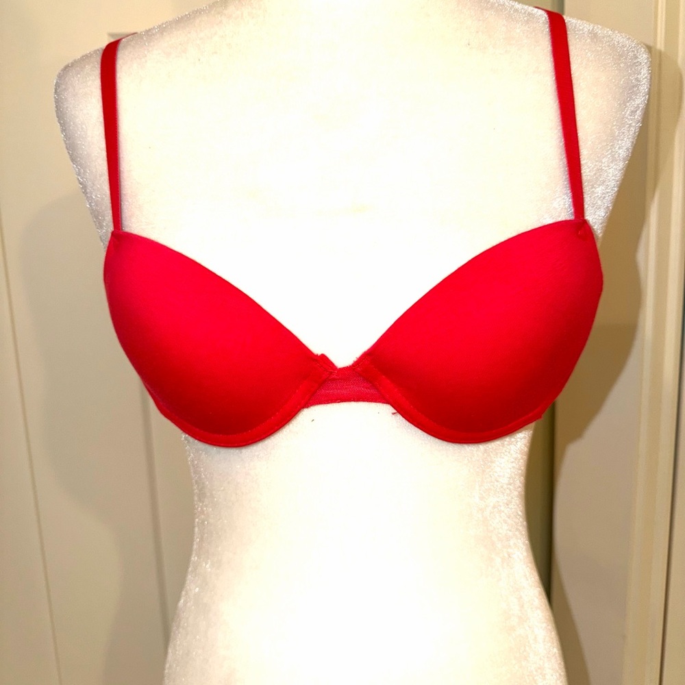 Forever 21 Red Padded Underwire Bra